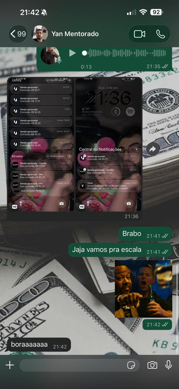 Yan - vendas aprovadas